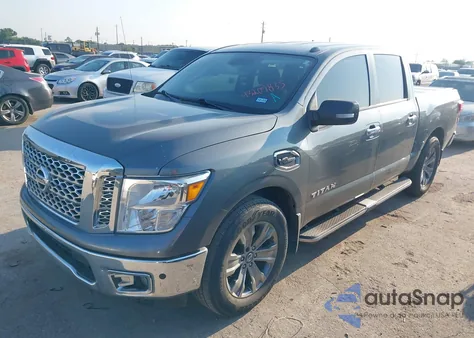 2017 Nissan Titan Sv from USA, damaged, VIN 1N6AA1E69HN537742